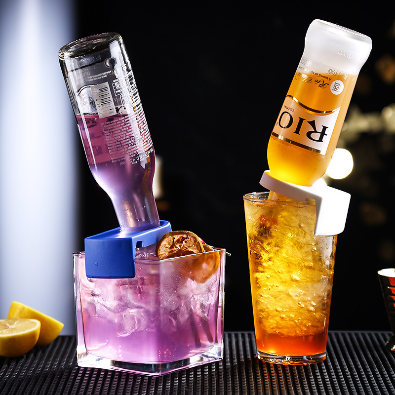 20/30/50pcs Bottle Buckle Beer Drink Upside Down Clip Cocktail Bottle Holders Summer Bar Party Kitchen Accessories