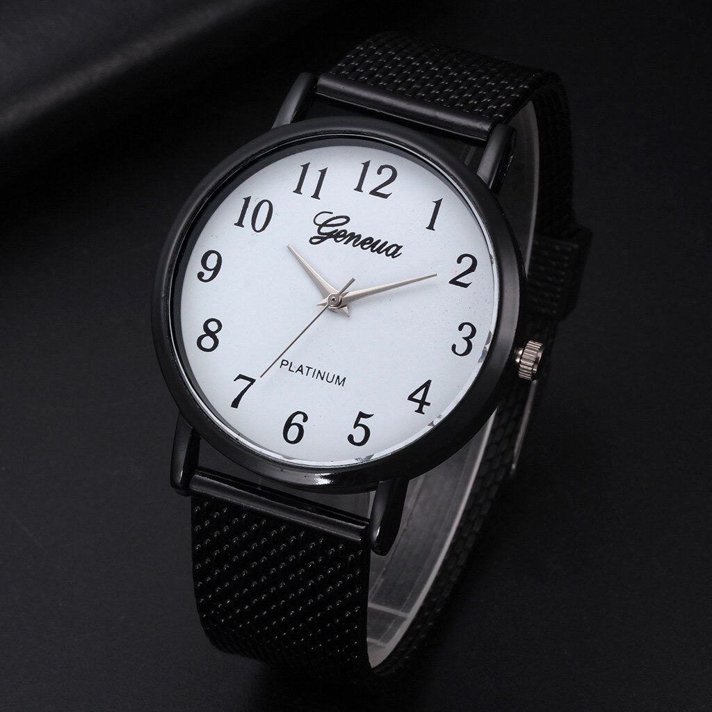 Men Watch Simple Vintage Wrist Watches Black Clock часы мужские Mesh Belt Watch Strap Quartz Gentleman Watches