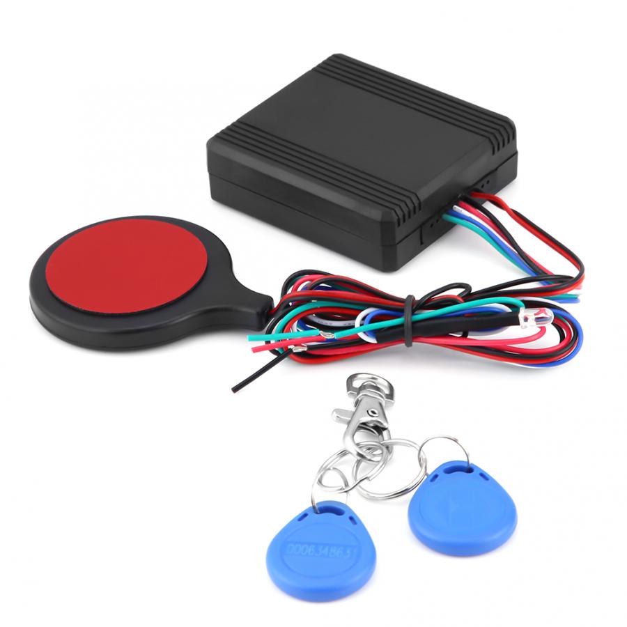 12V Motorcycle ID Card Lock Anti-theft Security System Smart Induction Sensor