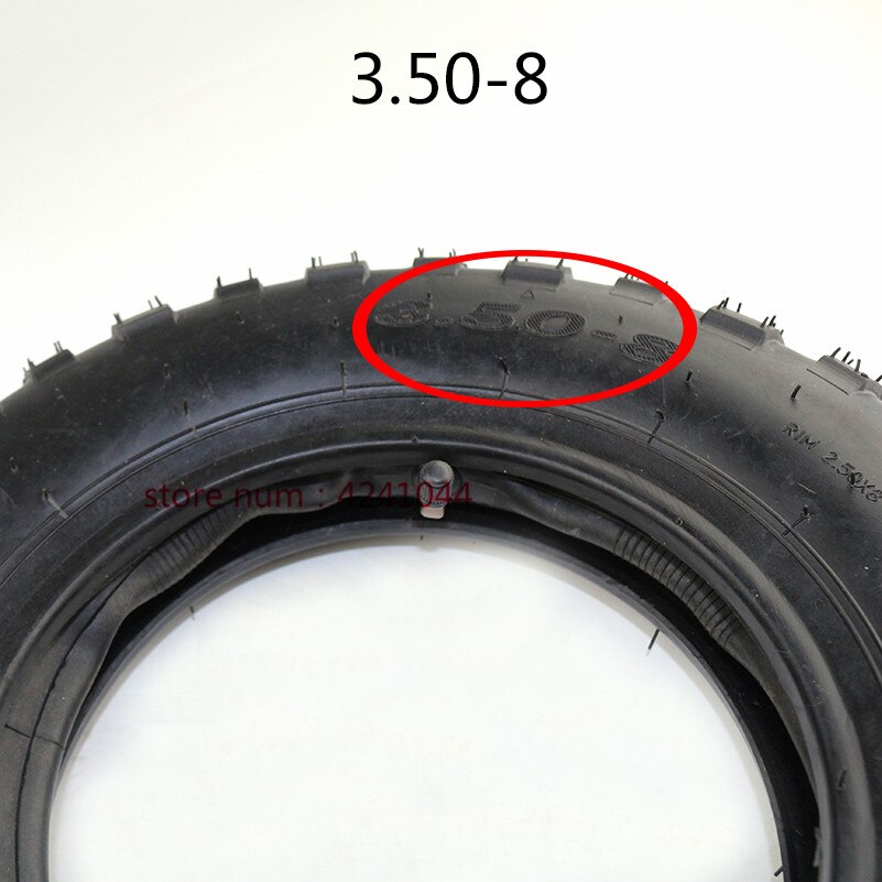 Pneus 8 pouces de moto 3.50-8 pouces avec chambres à air pour pneus de vélo Little monkey,