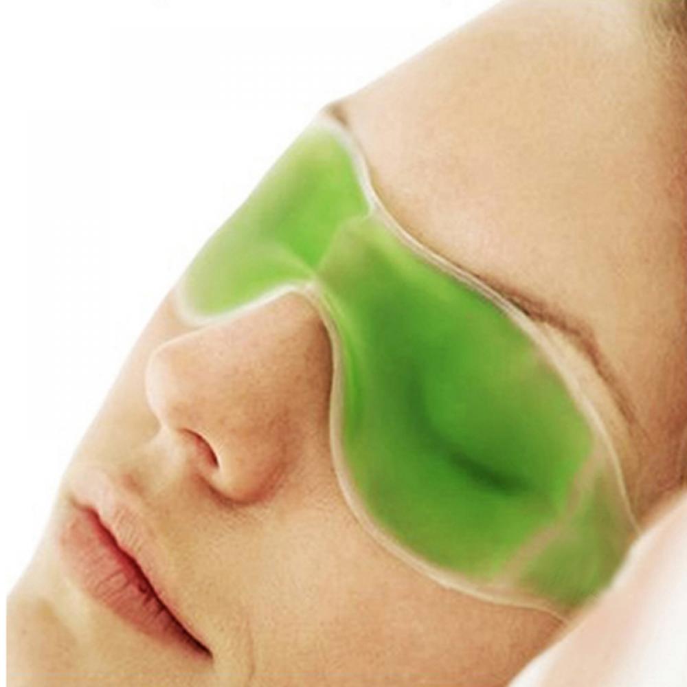 1Pc Koud Oogmasker Ijs Kompres Blauw Gel Eye Vermoeidheid Relief Cooling Eye Care Ontspanning Eye Shield Aid Travel accessoires