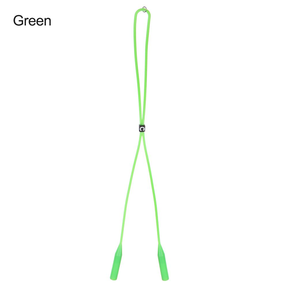 Glasses Accessories Sports Silicone Glasses Chain Eyeglasses Rope Glasses Strap Eyewear Lanyard Neck Cord: green