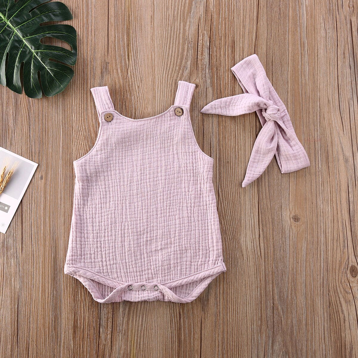 0-24M Peuter Baby Baby Meisjes Jongens Playsuit Kleding Set Zomer Kleine Baby Mouwloze Bodysuits Jumpsuit Sunsuit Outfits: Roze / 6m