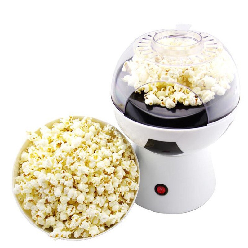 Home Mini Popcorn Machine 1200W Fully Automatic Air DIY Popcorn Machine Household Carnival Corn Popper Making Machine