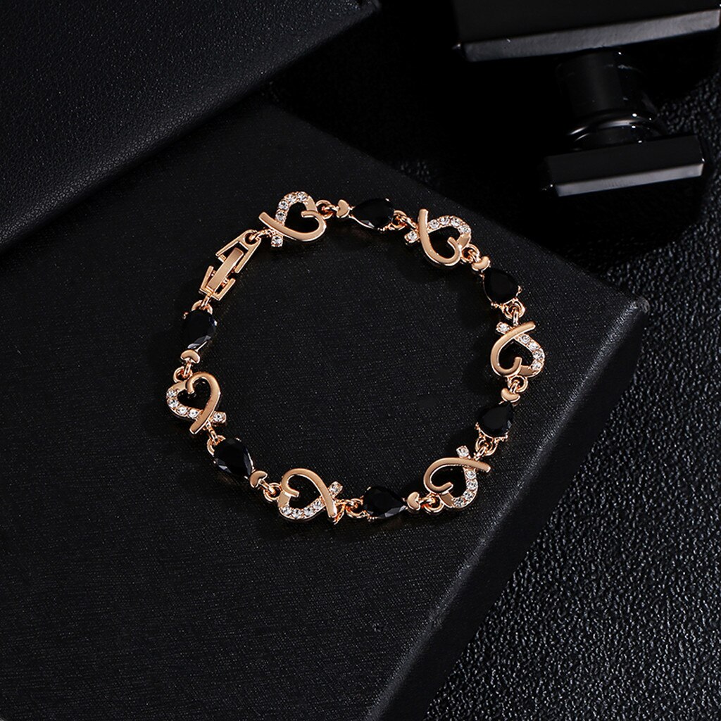 OTOKY Neue Frauen Strass Kristall Armbinde Armreif Liebe Valentinstag Hochzeit Braut frauen Schmuck Weihnachten