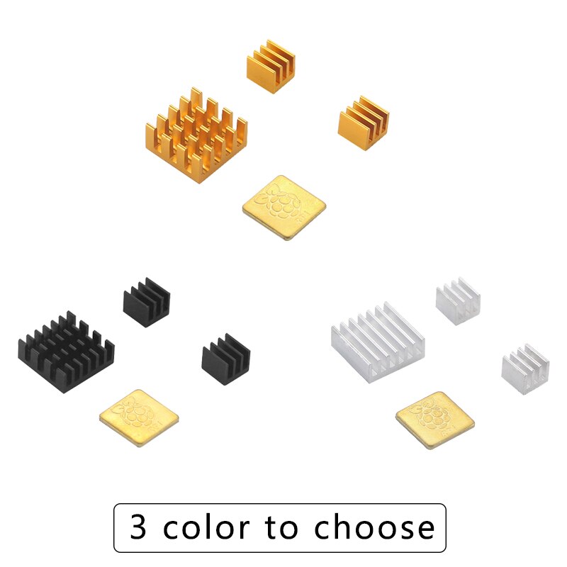 Disipadores de calor de aluminio para naranja Pi 3, disipador térmico de Metal, almohadilla de refrigeración, disipación de calor pasiva, radiador para naranja Pi 3