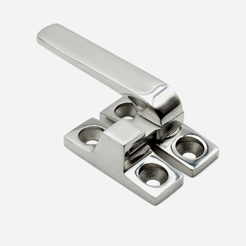 Cerradura de manija, ventana abierta plana, cerradura de mano izquierda/derecha de acero inoxidable, caja de ventana sólida, cerradura de puerta de baño, pestillo de barco RV