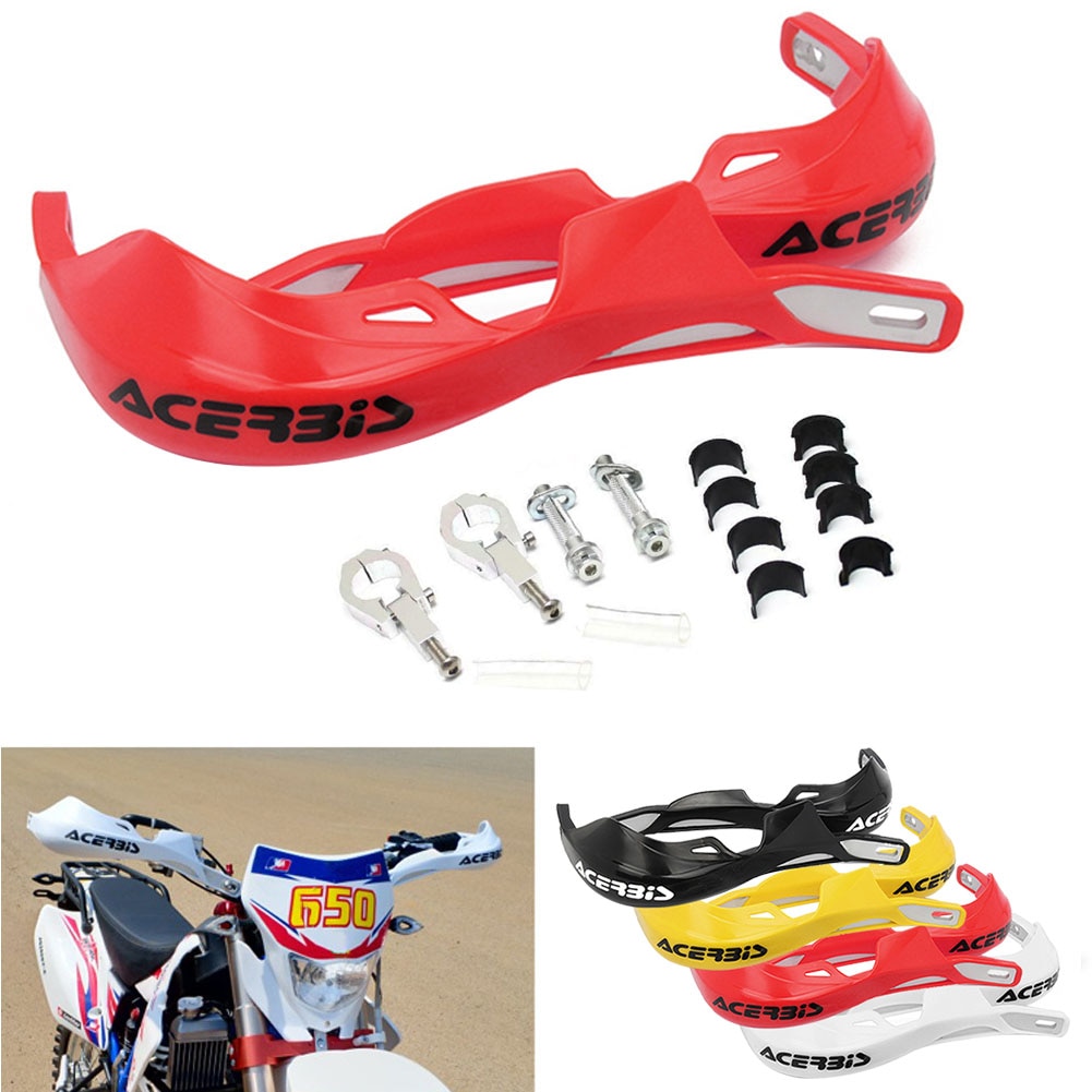 1 Pair 22mm 28mm Motocross Hand Handlebar Guards Handguard Motocross Off Road Accessories Durable: Red