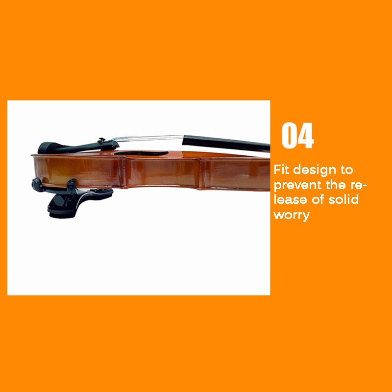 Verstelbare Viool Plastic Schoudersteun voor 3/4 4/4 Fiddle Viool violino Muziekinstrument Onderdelen Accessoires