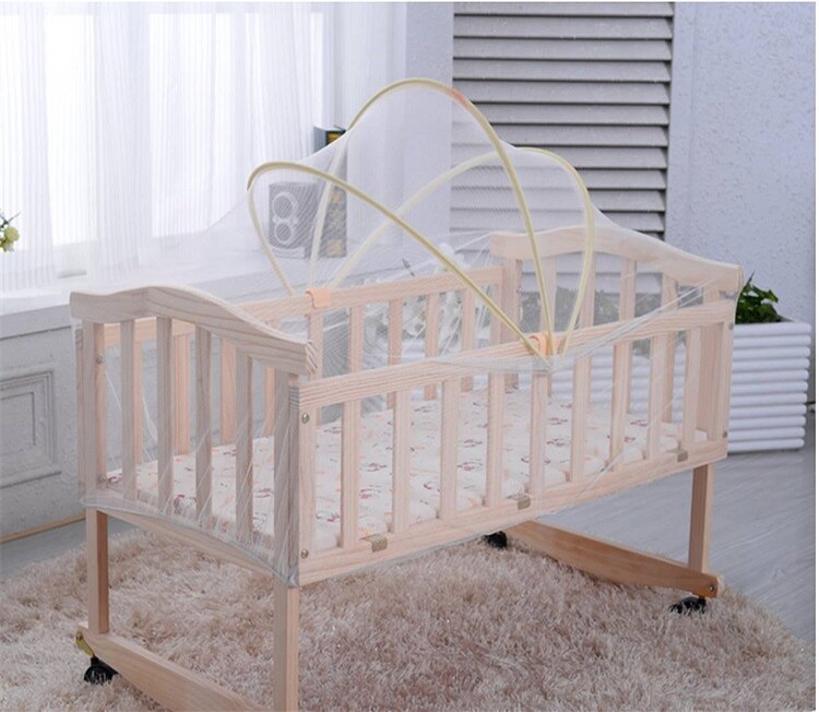 Draagbare Baby Bed Crib Folding Klamboe Kussen Matras Zomer Baby Zuigelingen Mosquito Mesh Crib Netten