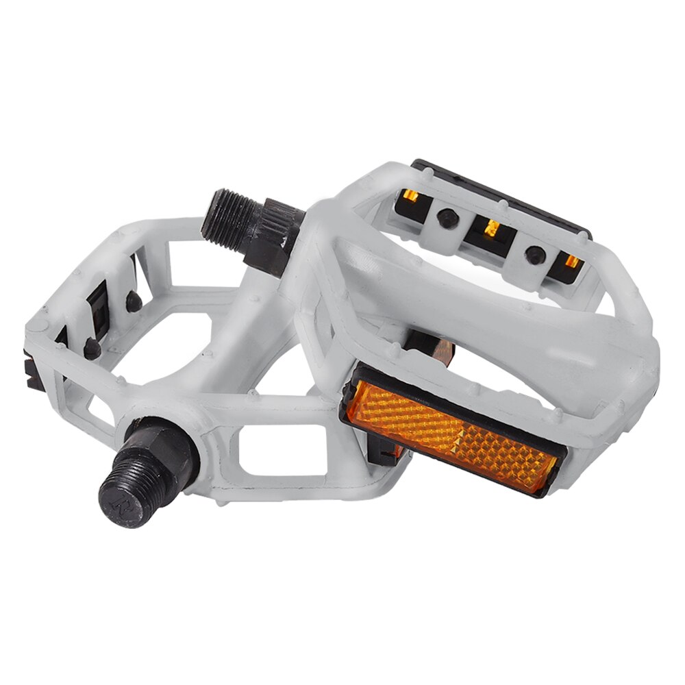 1 par de pedales profesionales de bicicleta de montaña, pedales ligeros de aleación de aluminio para BMX Road MTB, accesorios de bicicleta Cyling: silver-2