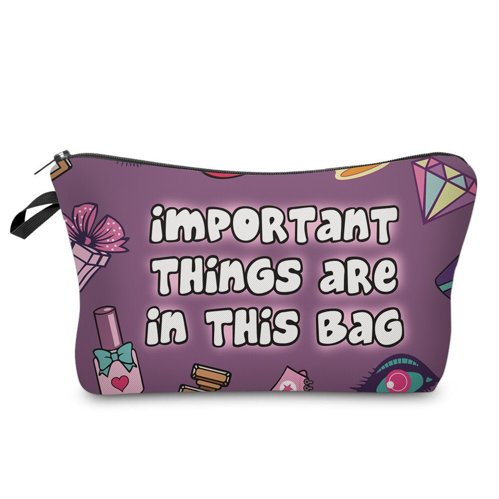 BBL "IK Mijn Wimpers" Brief Gedrukt Make-Up Tas Organizer voor Vrouwen Mode Koele Cosmetische Zakken Opslag Toilettas tas Neceser