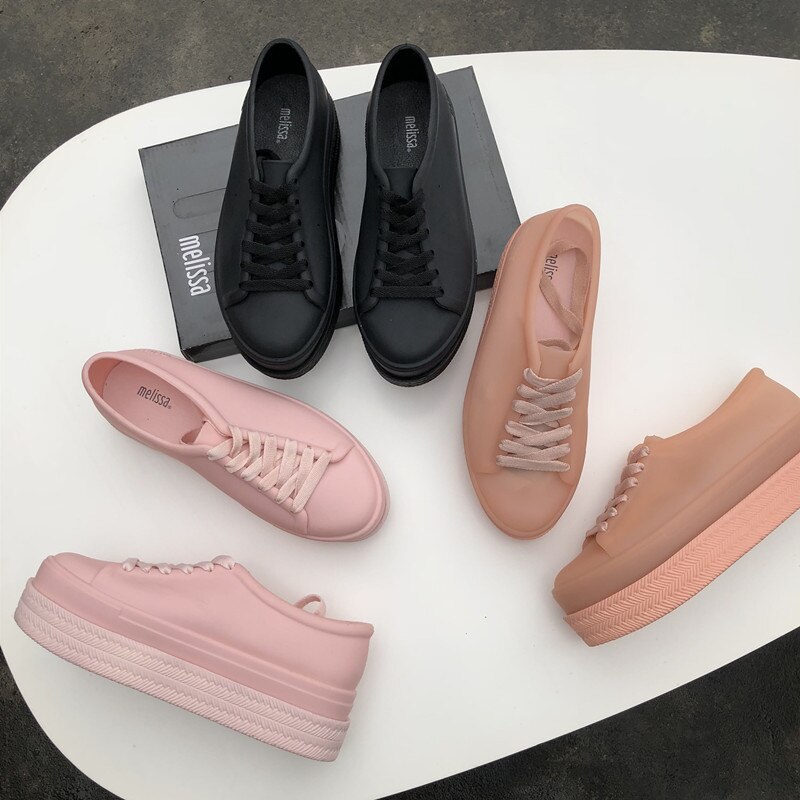 Chaussures pour femmes plate-forme bouche peu profonde décontracté femme baskets bout rond chaussures plates sabots nouvelle robe loisirs tissu solide en plastique