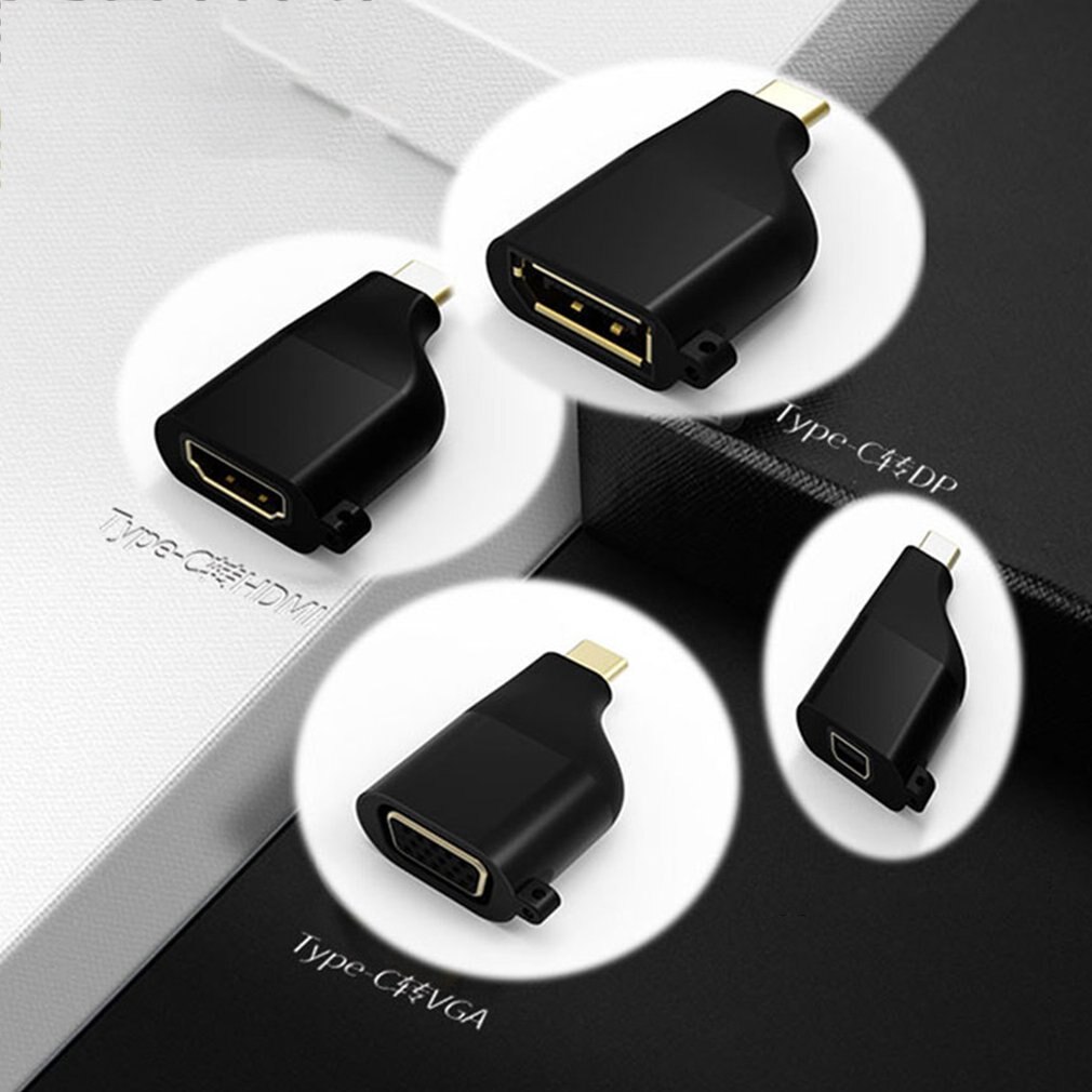 USB-C to HDMI Adapter - 4K 60Hz Converter - Male to Female - Keychain Style - Aluminum Alloy