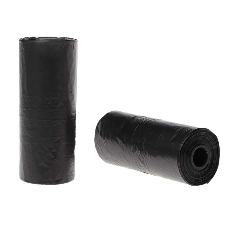10 Roll/Set Garbage Bag Degradable Pet Poop Trash Home Kitchen Waste Black