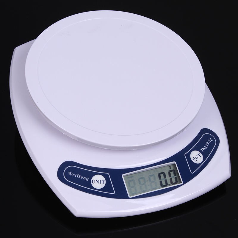 3kg 0.1g gram præcisions elektronisk vægt, der g platform vægt mad vægt vægt mad ingen bakke