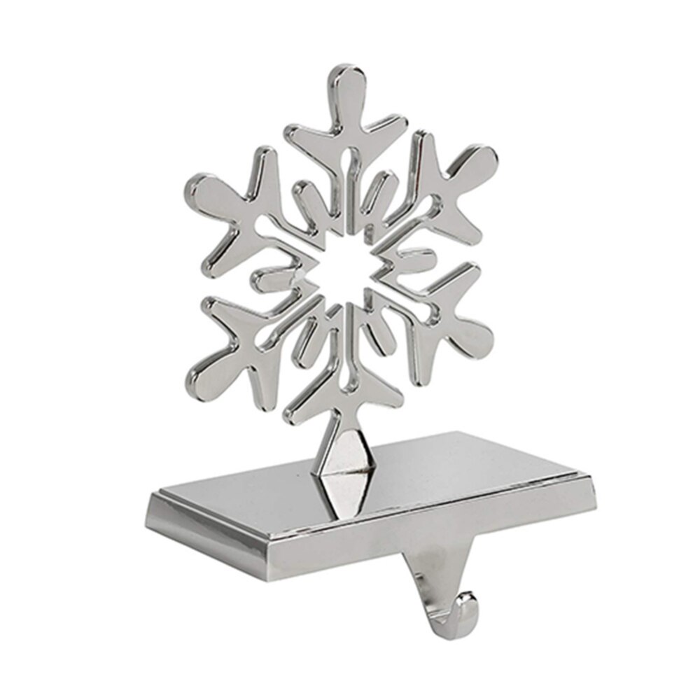 Sneeuwvlok Muur Haak Kerstsok Opknoping Houder Geschikt Voor Haard Mantel Kerst Kous Hanger Decoratie Haken: Default Title