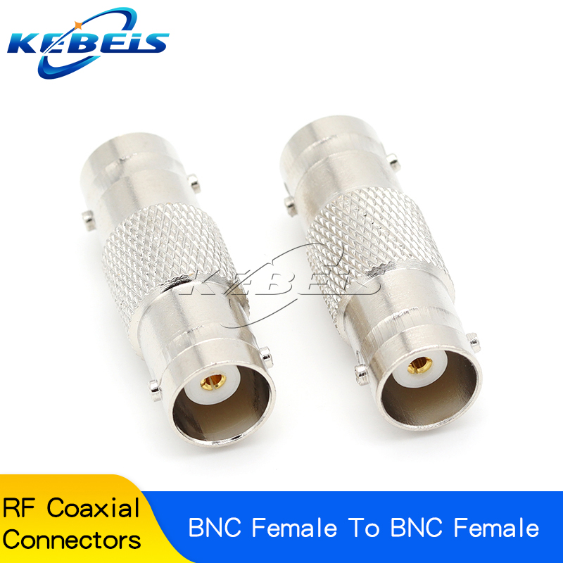 Conector BNC Q9 a BNC macho y hembra, Conector de ángulo recto de 90 grados, tipo T, divisor de 3 vías y 4 vías, adaptador RF doble macho y hembra, 1 piezas: Multicolor