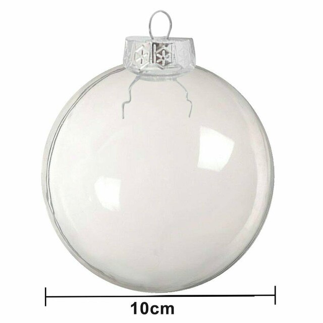 6 glitter star christmas tree bauble decorations 10cm cranberry