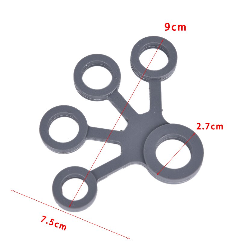 Finger Hand Grip Silicone Ring Gripper Strengthener Exerciser Trainer Resistance Band Fitness Expander Stretcher 3 Levels