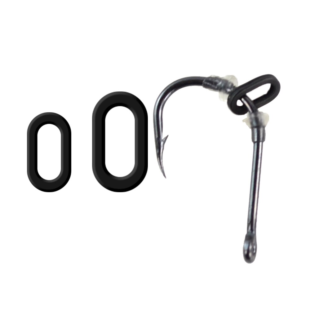50 Stuks Karpervissen Boilie Bait Ringen Voor Hair Rigs Pop Ups Boilies Hookbait Hair Rig Ring Methode Feeder Karper vissen Accessoires
