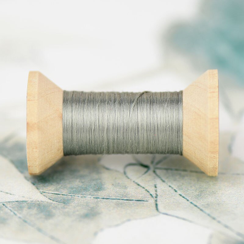 Hand embroidery embroidery silk 20 meters per thread thread silk hand embroidery thread Grey green: 2
