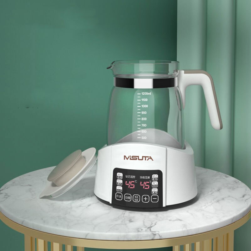 Melk Dispenser Thermostaat Glas Warm Water Fles Intelligente Automatische Baby Melkpoeder Boiler Isolatie Melk Warmer