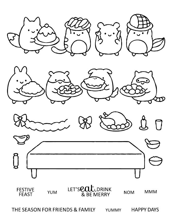 Dieren doorzichtige siliconen stempel / zegel voor doe-het-zelf scrapbooking / album decoratieve doorzichtige stempelvellen a 002: Groente