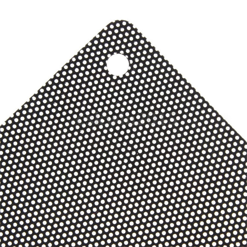 5 Stuks Ventilator Stoffilter 120Mm Snijbaar Zwart Pvc Pc Stofdichte Behuizing Computer Mesh