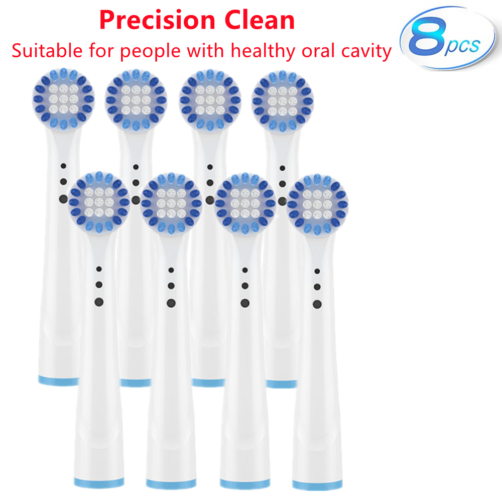 Boquillas para cabezal de cepillo de dientes Braun Oral B, limpieza sensible Sensi, cuidado de goma ultrafino: Negro