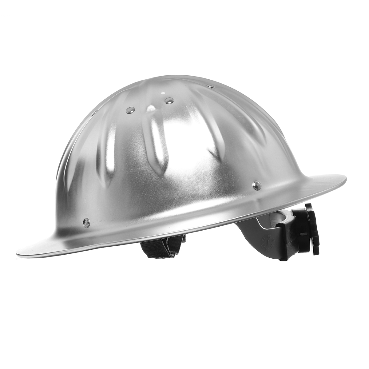 Aluminum Alloy Safety Helmet Wide Brim Hard Hat Lightweight Metal Helmet for Construction Railway Metallurgy Mine Work Cap: Default Title