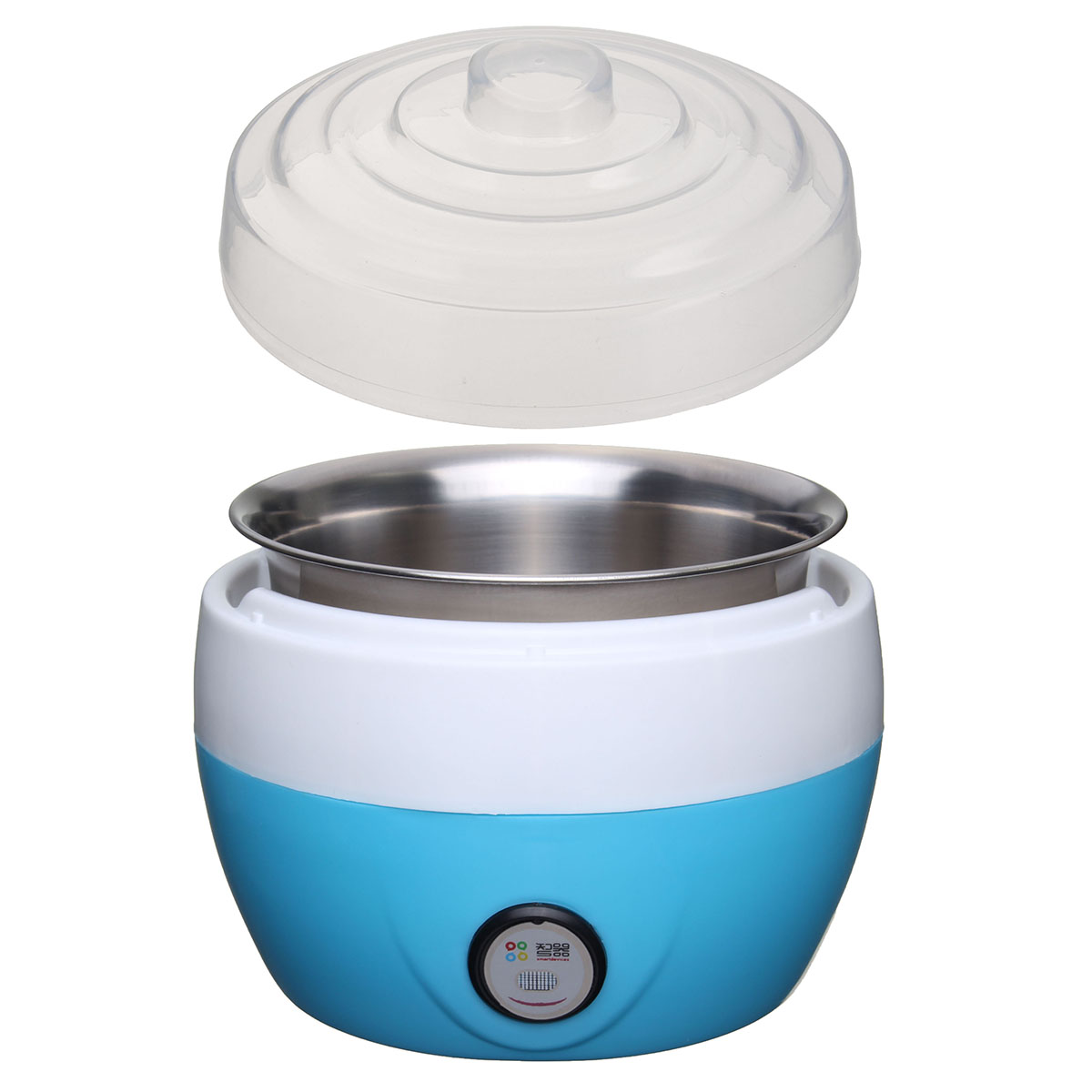 1L Capacity Electric multifunction Yogurt Maker Stainless Steel Liner Mini Automatic Yogurt Machine Blue