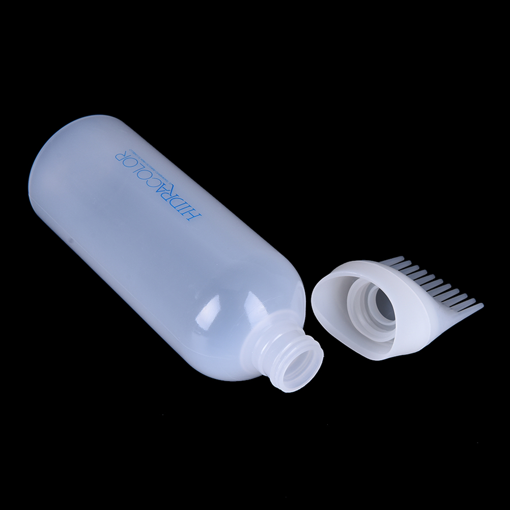 Bote aplicador para teñir el cabello, botella dispensadora de tinte para el cabello, cepillo de salón, para niñas, botella de limpieza para teñir el cabello, 6oz
