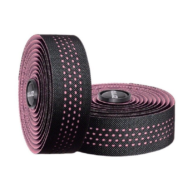 Ruban de guidon de vélo de route en liège EVA PU, bande de guidon de vélo, cyclisme , amortisseur Anti-Vibration antidérapant, enveloppe lavable: Rose