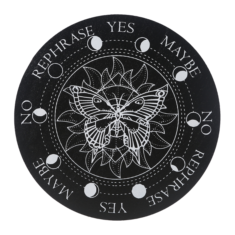 Bordas lisas não tóxicas ecologicamente corretas placa de adivinhação de dowsing de madeira: 15cm / F