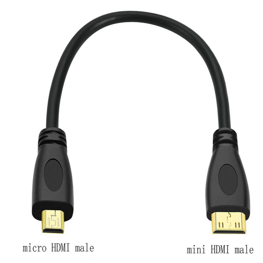 Câble de connexion Micro HDMI Mini HDMI, câble de Conversion vidéo HD Mini HD 0.3m 1m 1.8m