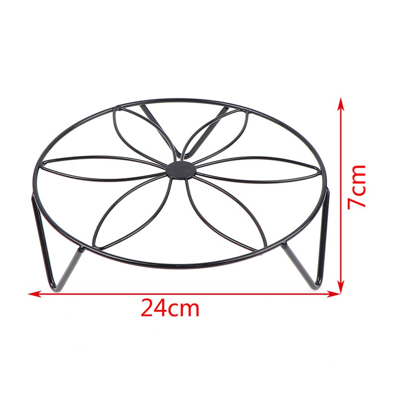 En bois/métal en fer forgé fleur Pot support Basion présentoir jardin plante porte-fleurs balcon décor à la maison support Pot