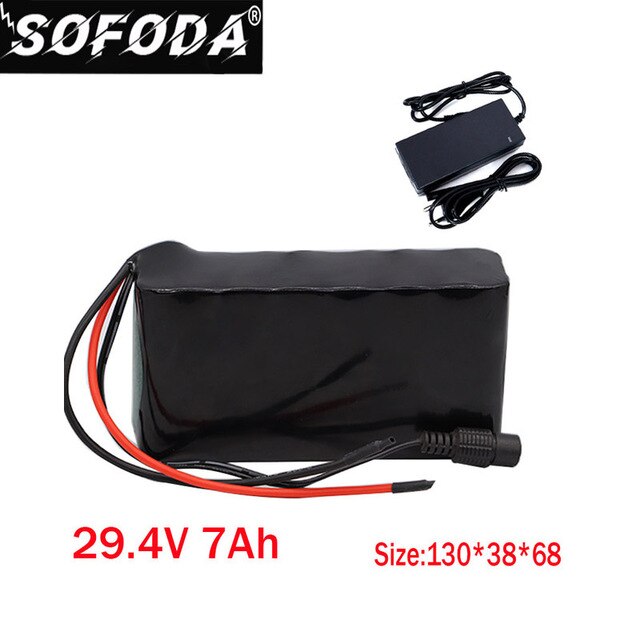 Colis Batterie Pack 24V 10000mAh 10Ah Rechargeable Lithium E-Bike Ebike