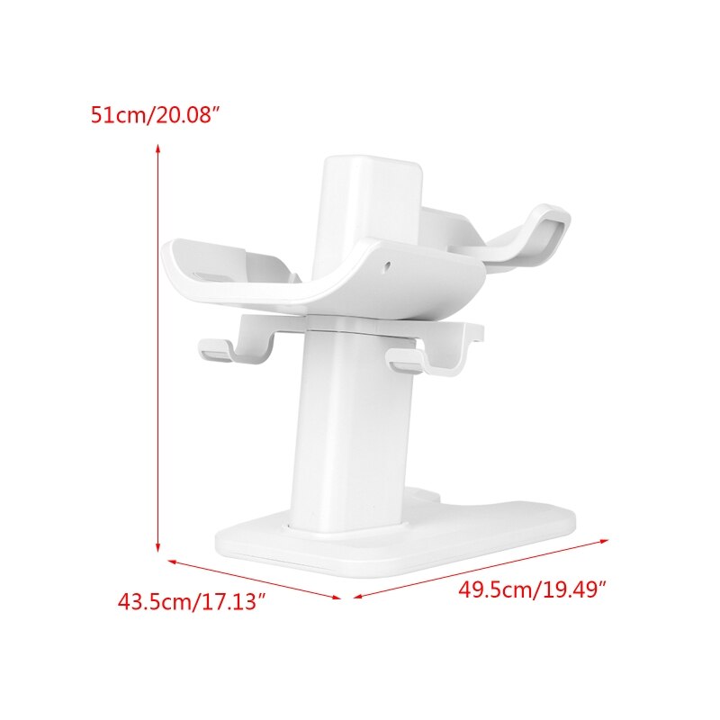 Vr-tischhalterung mit hakenständer, kompatibel mit oculus quest 2 headset, hochwertige verarbeitung, halterung für controller und station