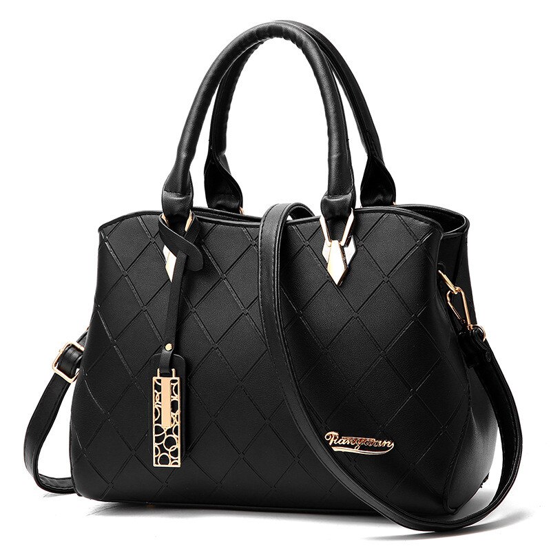 Femmes sac décontracté femmes sacs à main de luxe sac à main concepteur sacs à bandoulière nouveaux sacs pour femmes blanc Simulation cuir: Black
