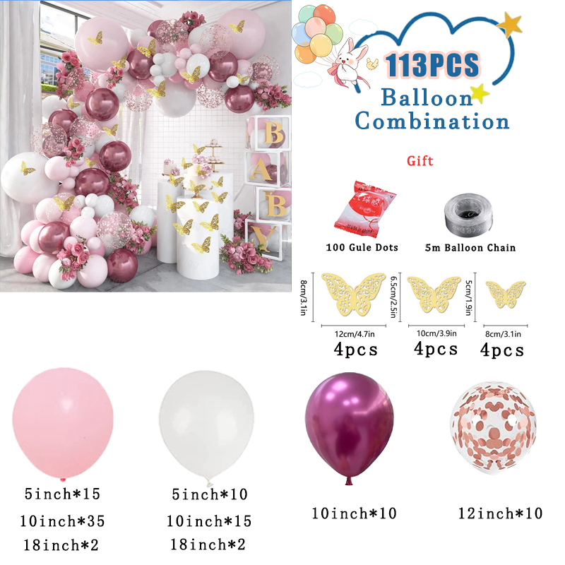 Arco de globos rosa polvoriento, decoración de compromiso de boda, Kit de guirnalda de globos desnudo bohemio neutro, decoración para de cumpleaños y Baby Shower: Color zafiro profundo