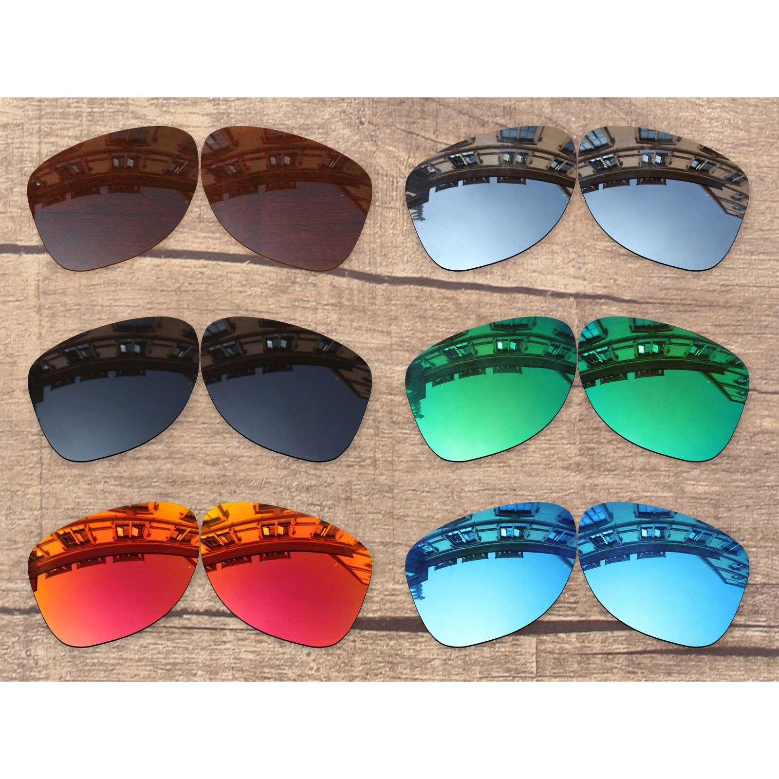 Vonxyz-repuesto de lentes polarizadas, 20 + colores, para marco de-roble XXX x35-six.2 OO9177