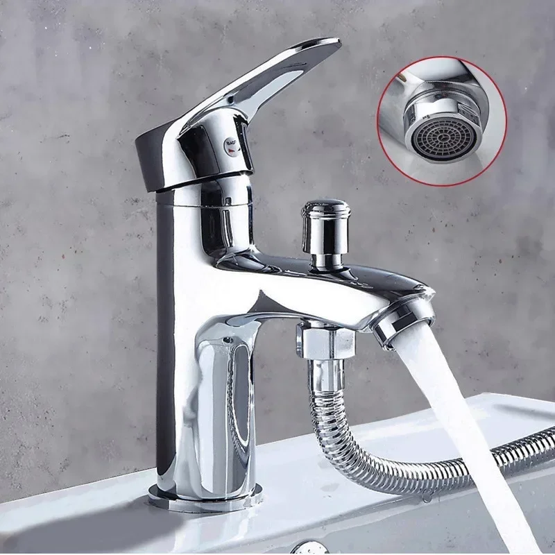 Vandhane badeværelsestilbehør enkelthuls håndvaskarmatur bruser håndvaskarmatur toilet håndvask multifunktionel badeværelsesarmatur