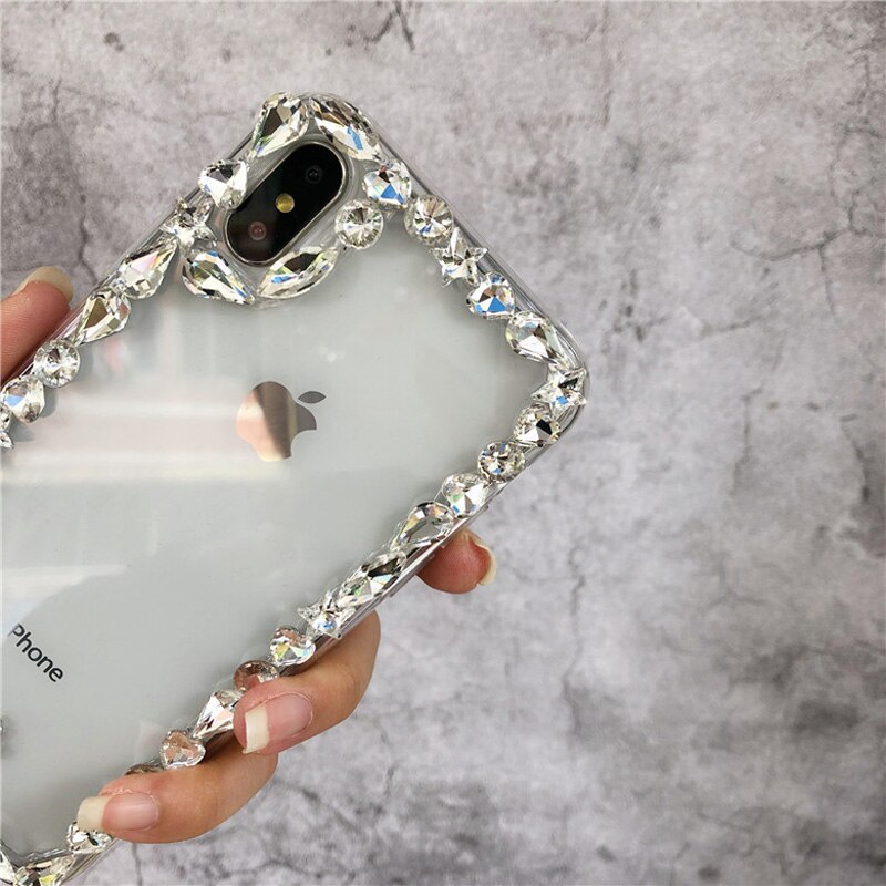 Luxe Rhinestone Case Voor Huawei P30 P20 Lite Pro P10 P9 Lite Mate 30 20 10 Pro Lite Case Transparant diamant Coque Shell