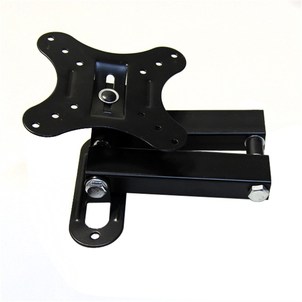 14-27 Plasma Tilt Swivel TV Wall Mount Bracket Black 15 17 18 19 20 21 Inch Exquisitely Durable: Default Title