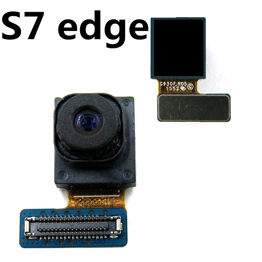 Przedni obiektyw aparatu do Samsung Galaxy S4 S5 S6 G920 S7 S8 S9 krawędzi S10 S20 S21 Plus G955F stoi mały aparat Flex Cable części: S7 EDGE