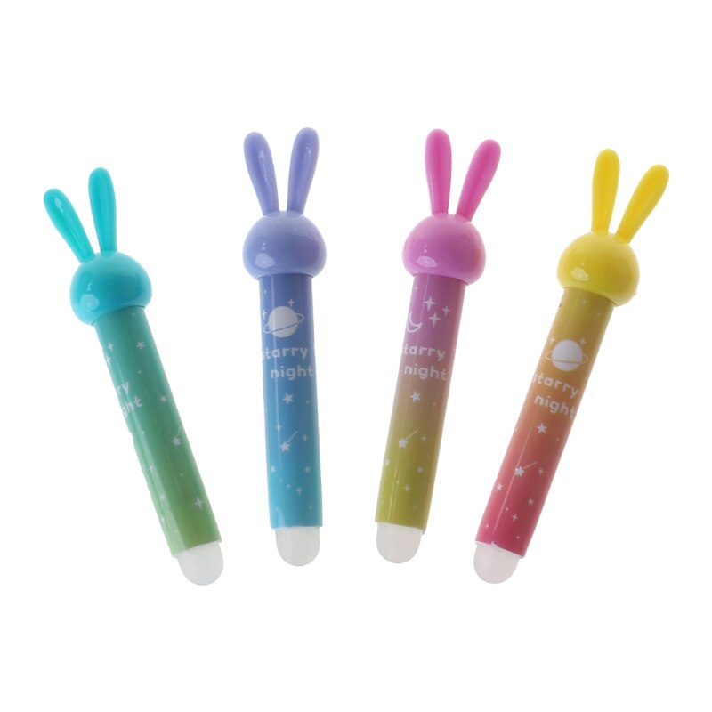 Kawaii Rabbit Eraser For Erasable Pen Cute School Office Supply Stationery -U1JA