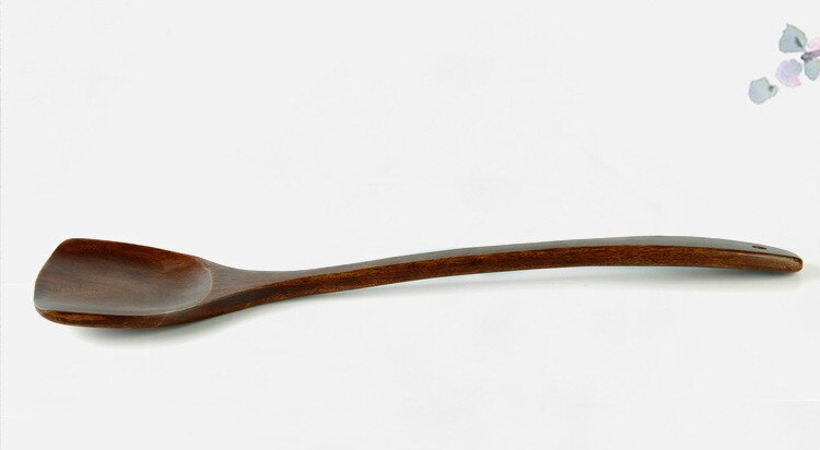 1 PC Pote de Torneiros de Madeira Natural Com Alça Longa Não Stickt cozinheiro Fritar Ovo frigideira cozinhar ferramentas Bife Peixe LC 024