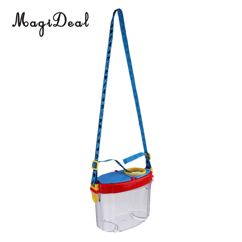 Magideal Bug Insect Viewer Vergrootglas Doos Met Nek Lanyard Tuin Voor Camping Wandelen Vissen Reizen Kids Outdoor Novelty Speelgoed