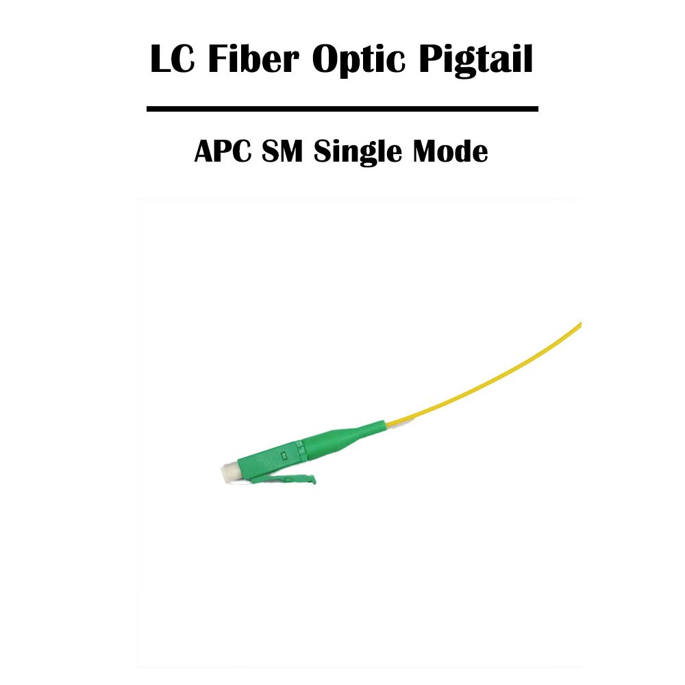 100 Pieces 1.5 Meter LC UPC/APC SM Single Mode 9/125 /MM Multi Mode Simplex 0.9mm FTTH OM1-OM4 Ethernet: APC SM